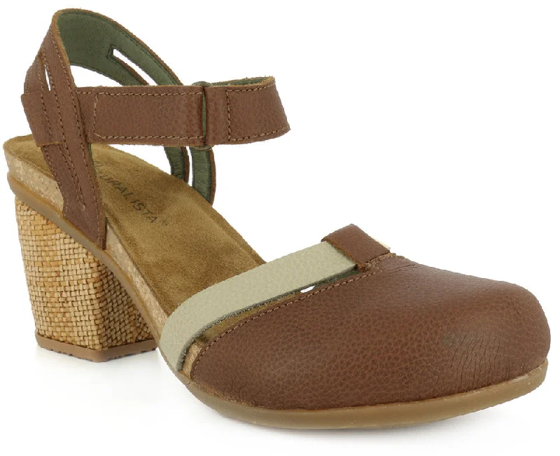 Versatile Heeled Sandals for Any Occasion---El Naturalista N5032 Women's Soft Grain Heeled Shoes