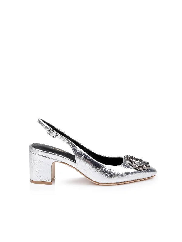 Sleek and Shiny Patent Pump Heels for a Polished Look--Elayne Patent Leather Slingback