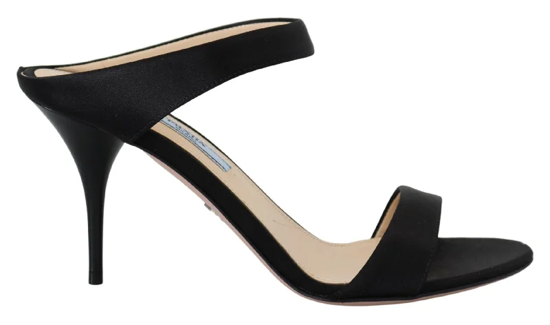 Elegant Black Leather Heels Pumps---Comfortable Leather Pumps for Office and Everyday Wear