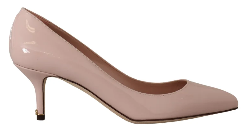 Sleek and Shiny Patent Pump Heels for a Polished Look--Elegant Patent Leather Heels In Pink