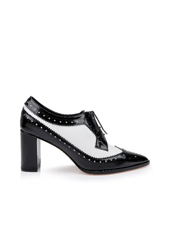 Elodie Leather Oxford Pump---Comfortable Leather Pumps for Office and Everyday Wear