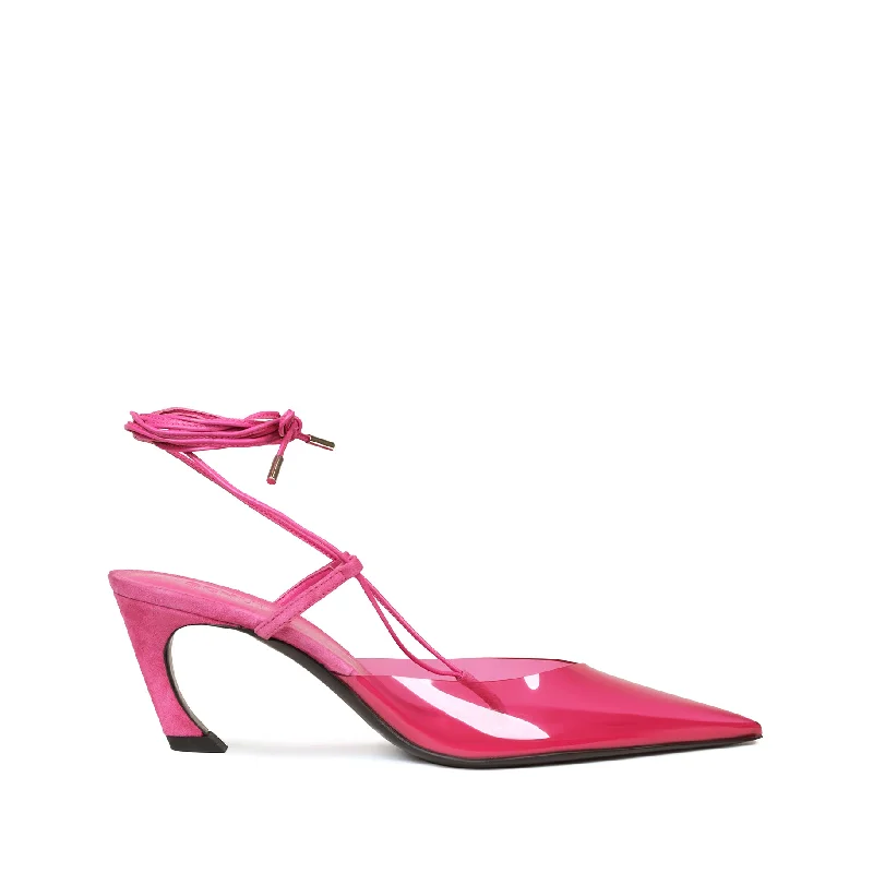 Sleek and Shiny Patent Pump Heels for a Polished Look--Elyra Mid Patent Pump