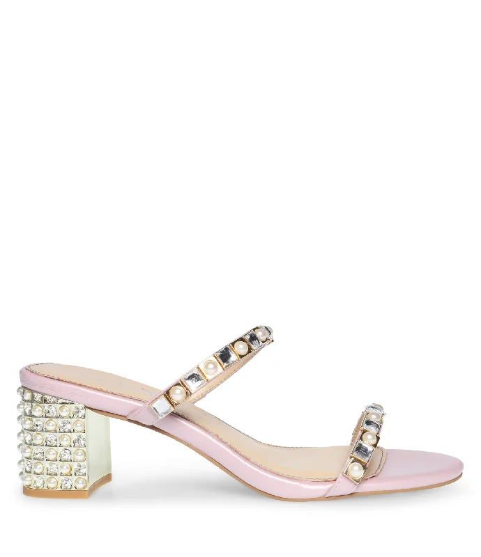 EMBELLISH BLUSH---Fashionable Kitten Heels for Date Night