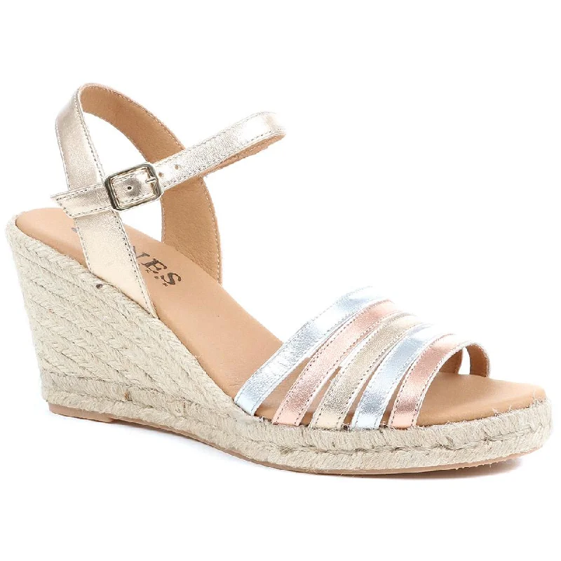 Stiletto Heel Pumps with Perfect Fit--Espadrille Wedge Heels - ALIVIA / 323 627-Fashionable & Classic