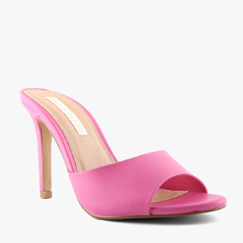 Versatile Heeled Sandals for Any Occasion---ESTELLA FUSCHIA