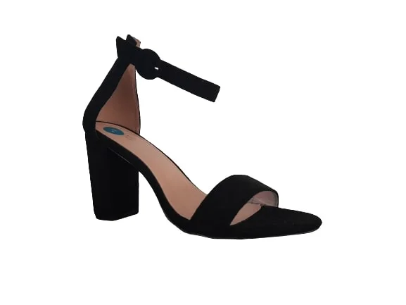 Stylish Ankle Strap Heels for Women--Bestelle Black Ankle Strap Womems Heels