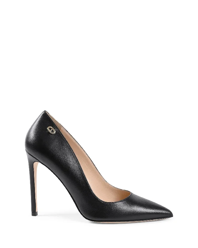 Stiletto Heel Pumps with Perfect Fit--Everywhere Pump - Black-Fashionable & Classic