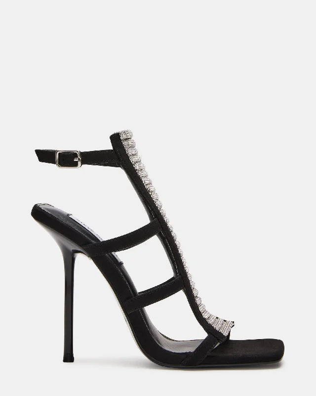 Versatile Heeled Sandals for Any Occasion---EXILE BLACK MULTI