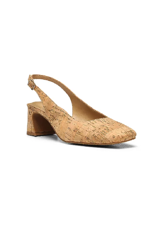 Versatile Heeled Sandals for Any Occasion---Faelynn Slingback Heels - Natural