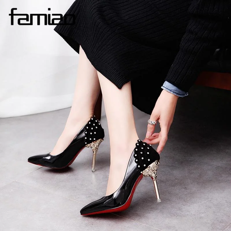 Affordable Rhinestone Pumps for a Dazzling Look---Crystal wedding shoes pumps women shoes red luxury shoes women designers red bottom high heels shoes woman