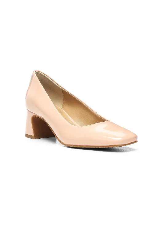 Versatile Heeled Sandals for Any Occasion---Fay Pumps - Dusty Rose