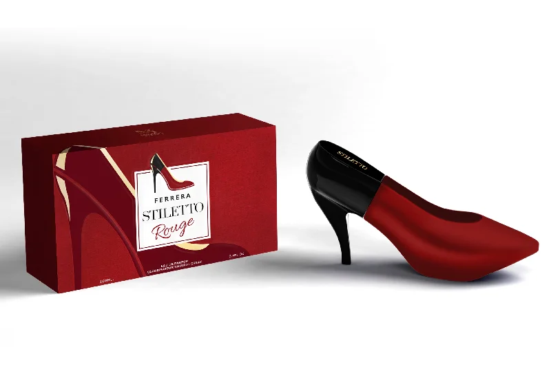 Stiletto Heel Pumps with Perfect Fit--Ferrera Stiletto Rouge for Women (MCH)-Fashionable & Classic