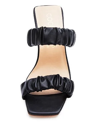 Versatile Heeled Sandals for Any Occasion---First Love Heels in Black