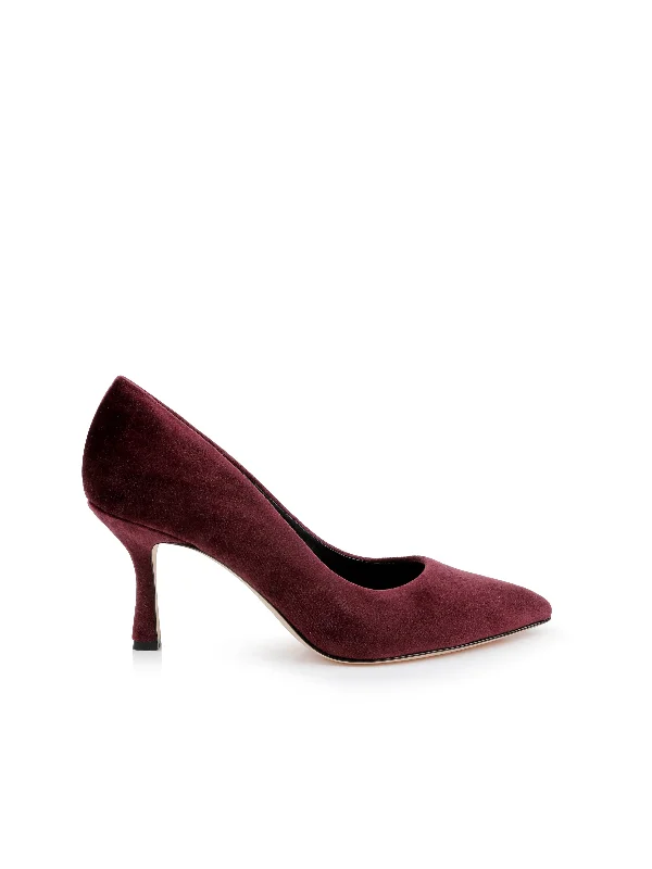 Luxurious Velvet Women's Pumps with Soft Finish---Fleur Velvet Pump