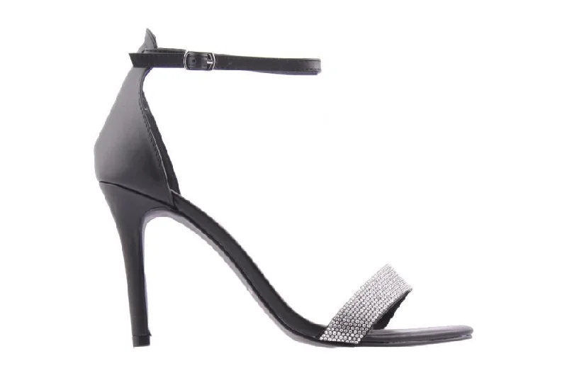 Versatile Heeled Sandals for Any Occasion---FRANT BLACK