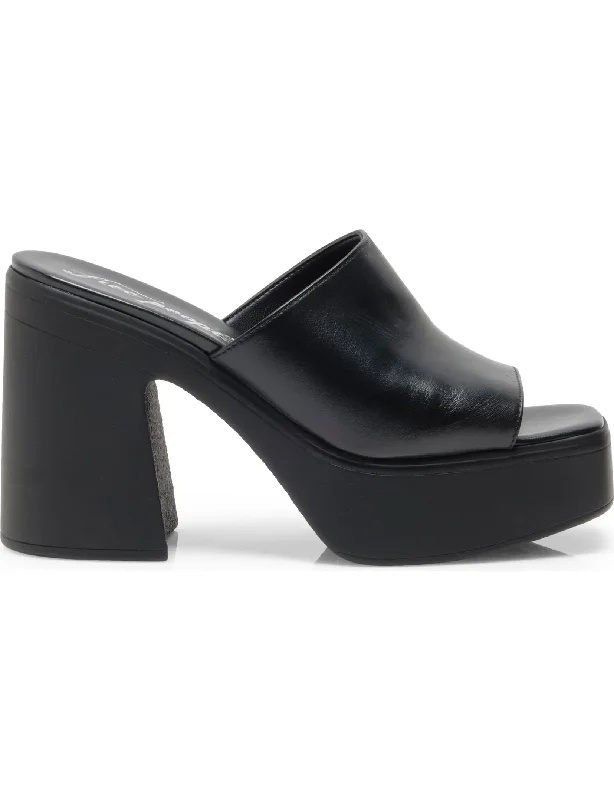 Stylish Platform Heels for Extra Height--Zoe Platform, Jet Black