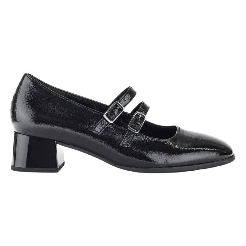 Gabor Women's 51.370.97 Black Leather---Comfortable Leather Pumps for Office and Everyday Wear