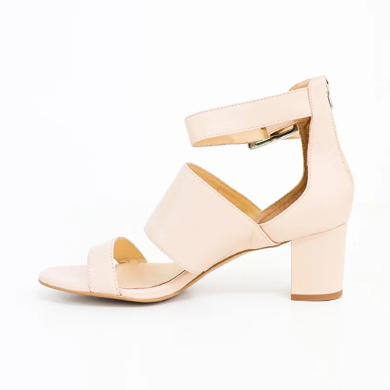 Versatile Heeled Sandals for Any Occasion---Heels Gazzy  Nude