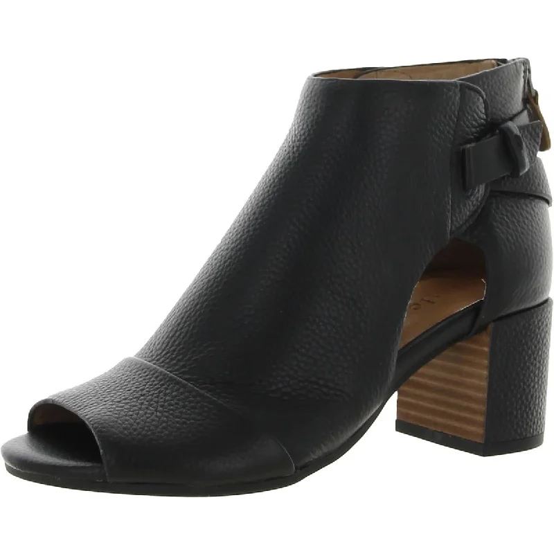 Trendy Chunky Heel Pumps for Casual Wear--Gentle Souls by Kenneth Cole Womens CHARLENE SHOOTIE Leather Block Heel Pumps