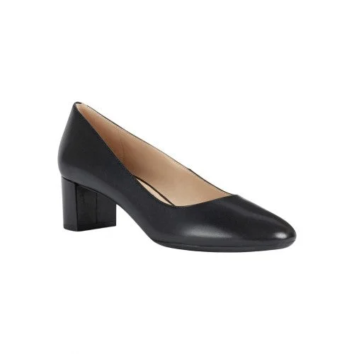 Geox Womens/Ladies Pheby 50 Leather Court Shoes---Comfortable Leather Pumps for Office and Everyday Wear