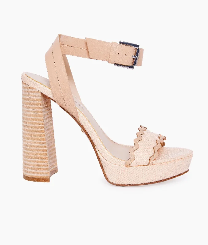 Stylish Platform Heels for Extra Height--Gianna Platform - Pink