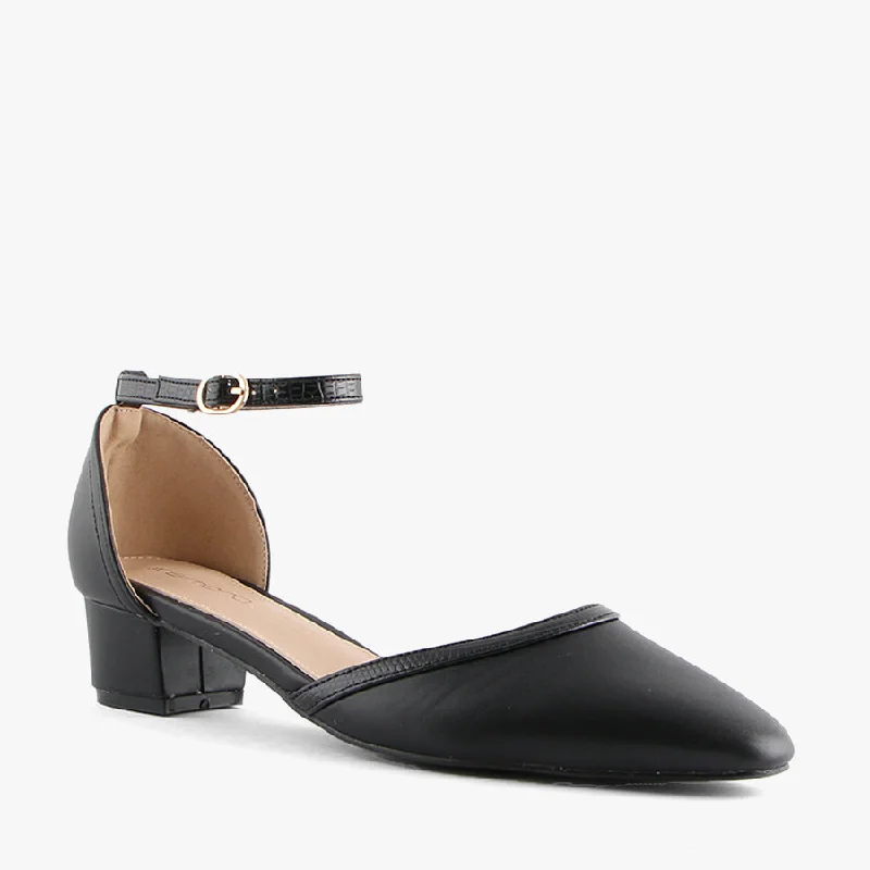 Versatile Heeled Sandals for Any Occasion---GIPSY BLACK