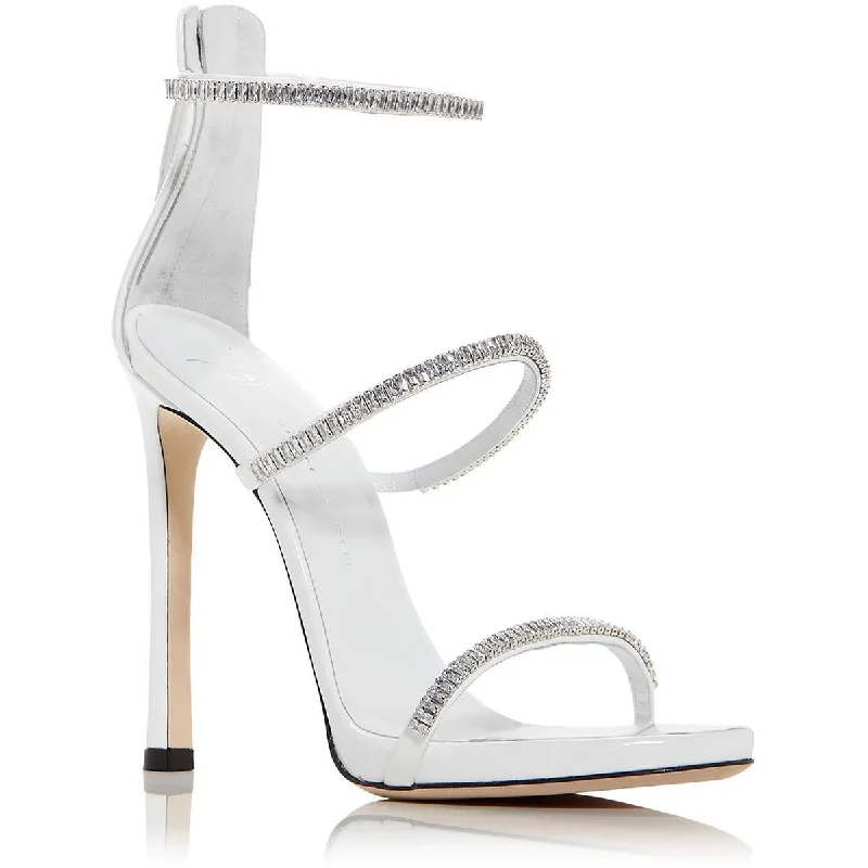 Giuseppe Zanotti Womens Cantadora Faux Leather Strappy Pumps---Affordable Strappy Platform Heels with Premium Quality