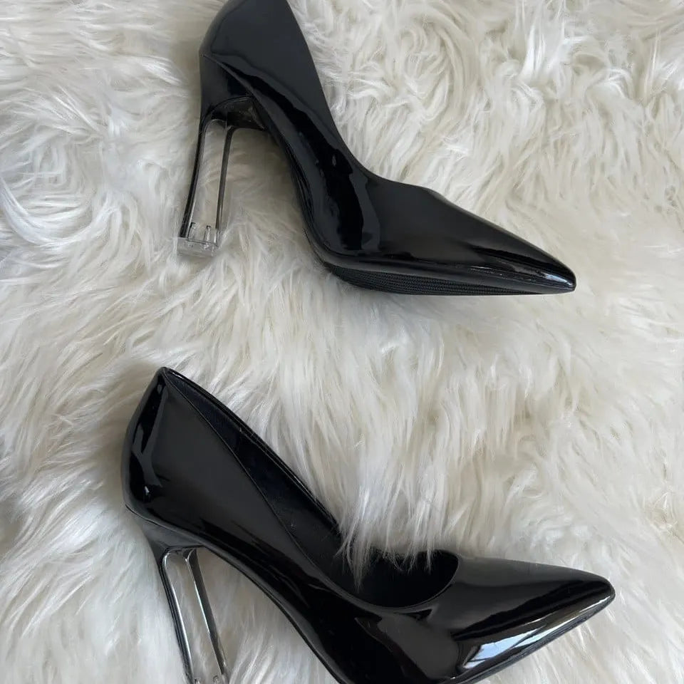 Stiletto Heel Pumps with Perfect Fit--Glass heel pump-Fashionable & Classic