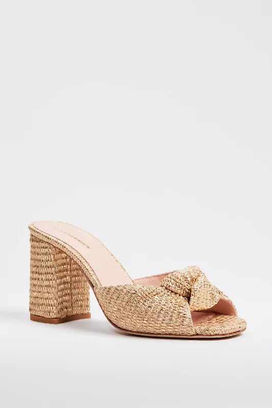 Stiletto Heel Pumps with Perfect Fit--Gold Raffia Blake Heels-Fashionable & Classic