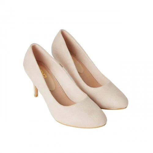 Versatile Heeled Sandals for Any Occasion---Good For The Sole Womens/Ladies Elsa Almond Toe Wide Court Shoes