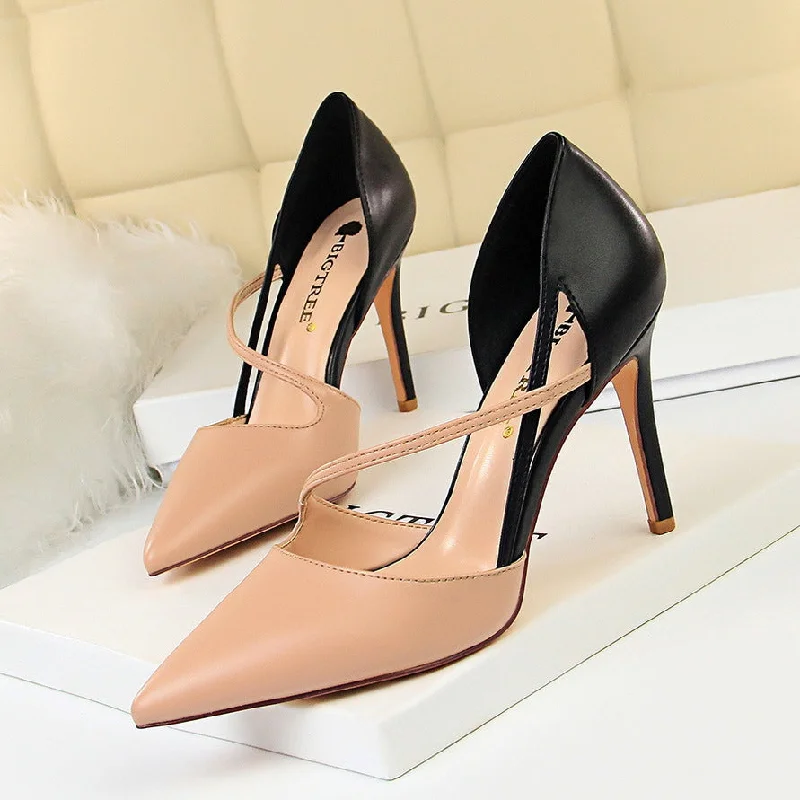 Guangzhou Shoes Factory Zapatos Altos De Mujer Dress Design Pink 2022 Sexy High Heels for Women---Elegant Evening Heels for Weddings and Parties