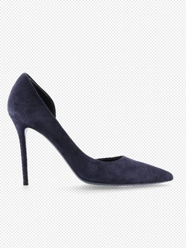 Affordable Suede Ankle Pumps for All-Day Wear--half d'orsay suede pumps