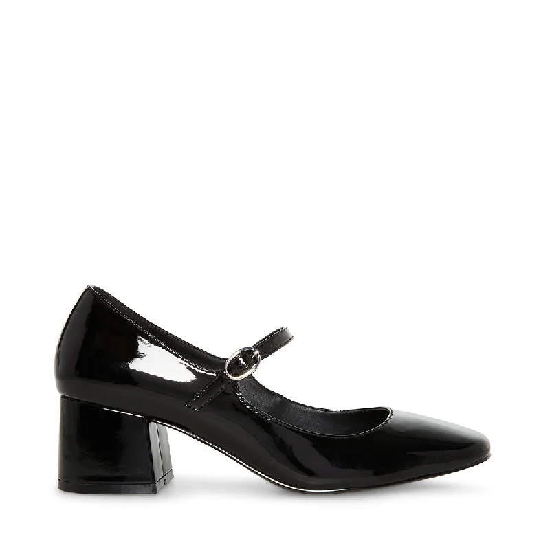 Versatile Heeled Sandals for Any Occasion---HALSTON BLACK PATENT