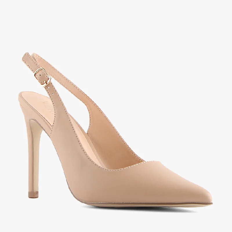 Versatile Heeled Sandals for Any Occasion---HARDEN NUDE