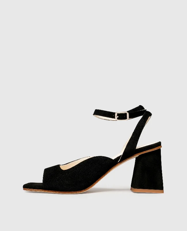 Versatile Heeled Sandals for Any Occasion---Harper SBS70 - Black