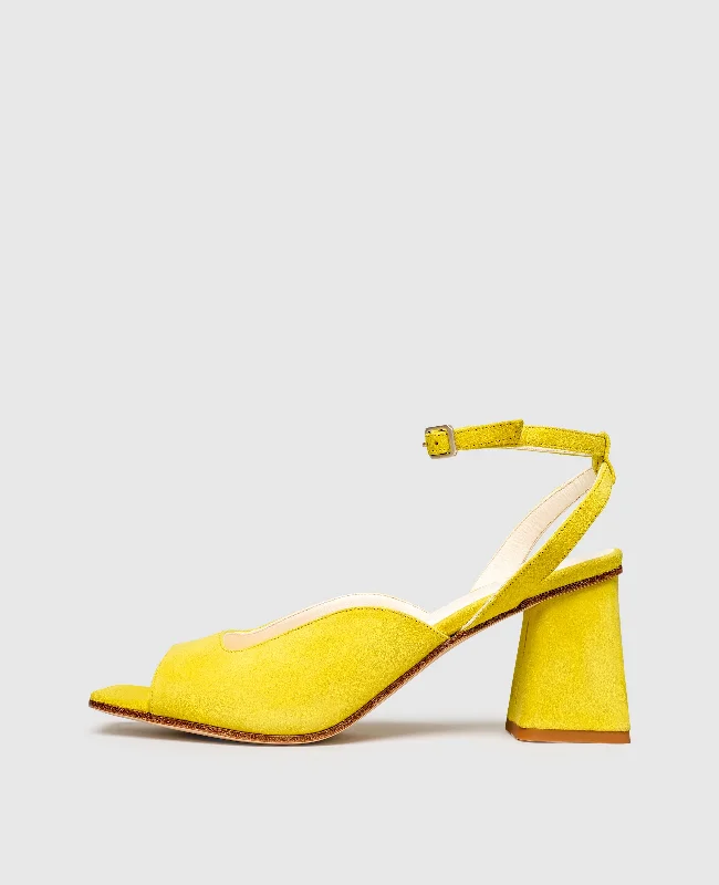 Versatile Heeled Sandals for Any Occasion---Harper SBS70 - Yellow