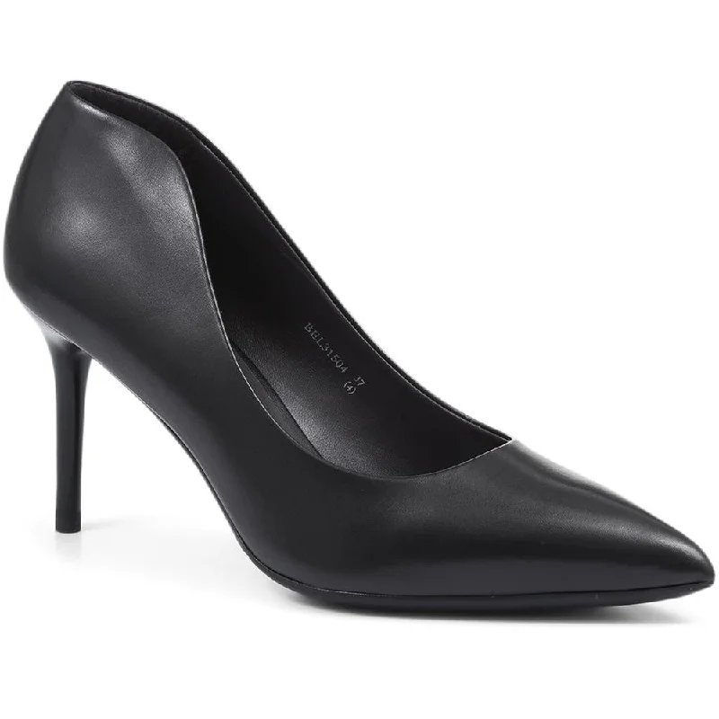 Heeled Leather Court Shoes - BEL31504 / 318 265---Comfortable Leather Pumps for Office and Everyday Wear