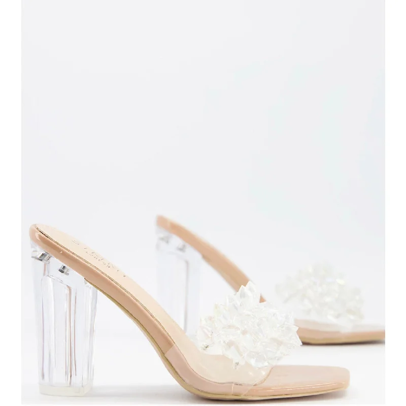 Heidi embellished Crystal Hell---Chic Embellished Pumps for a Glamorous Look