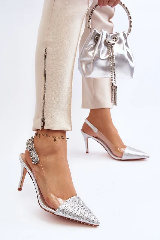 Trendy Chunky Heel Pumps for Casual Wear--High heels model Step in style