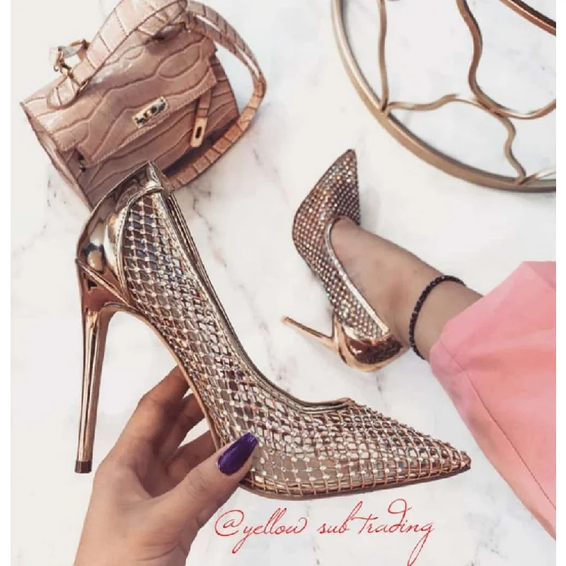 Stiletto Heel Pumps with Perfect Fit--High Heels Pointed Toe Sexy-Fashionable & Classic