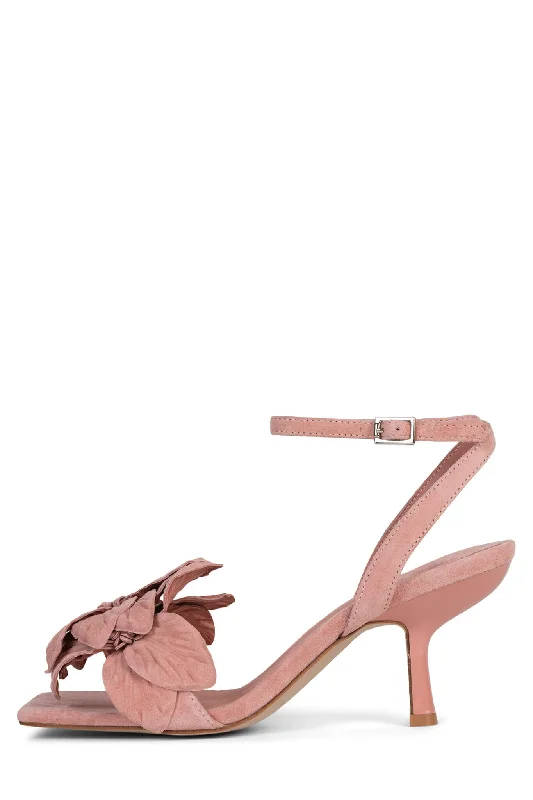 Dusty Pink Suede