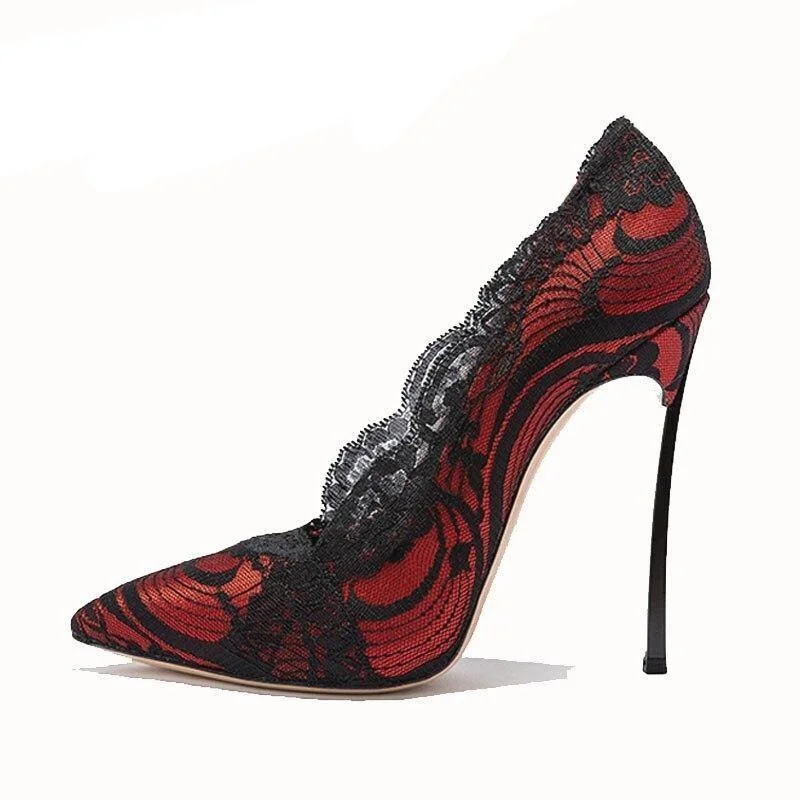 Stylish Lace Pumps for a Chic Look--Hot Lace High Heels