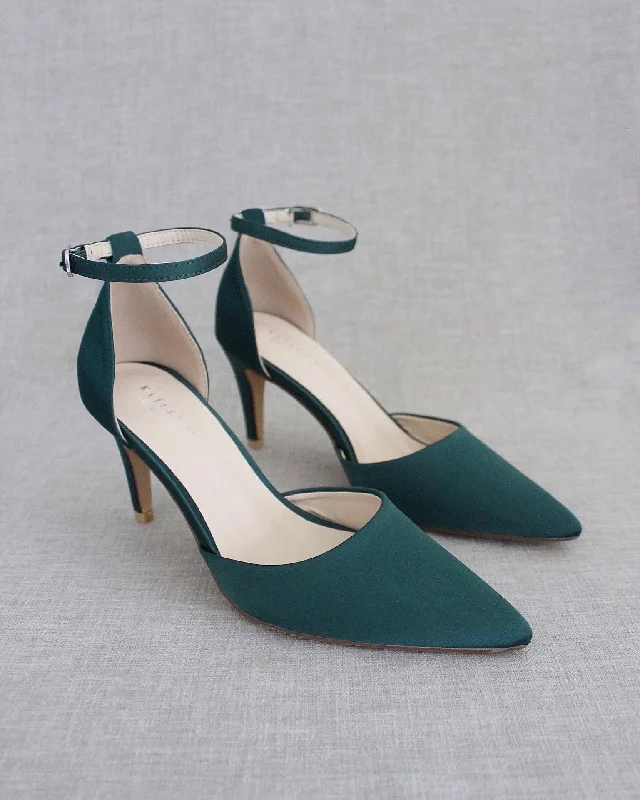 Simple Satin Evening HeelsAffordable Satin Heels with a Luxe Touch