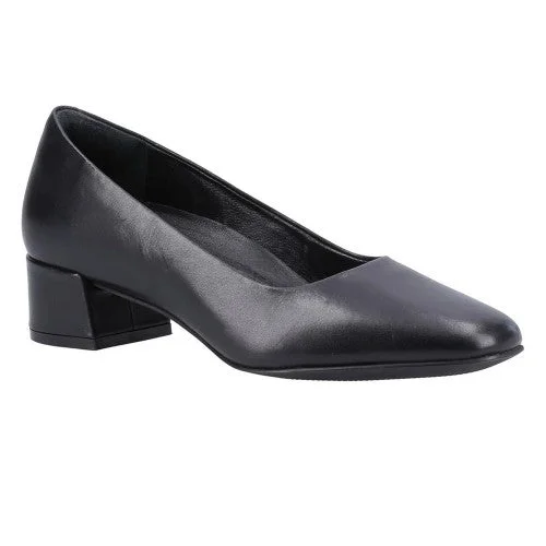 Hush Puppies Womens/Ladies Alina Leather Court Shoes---Comfortable Leather Pumps for Office and Everyday Wear