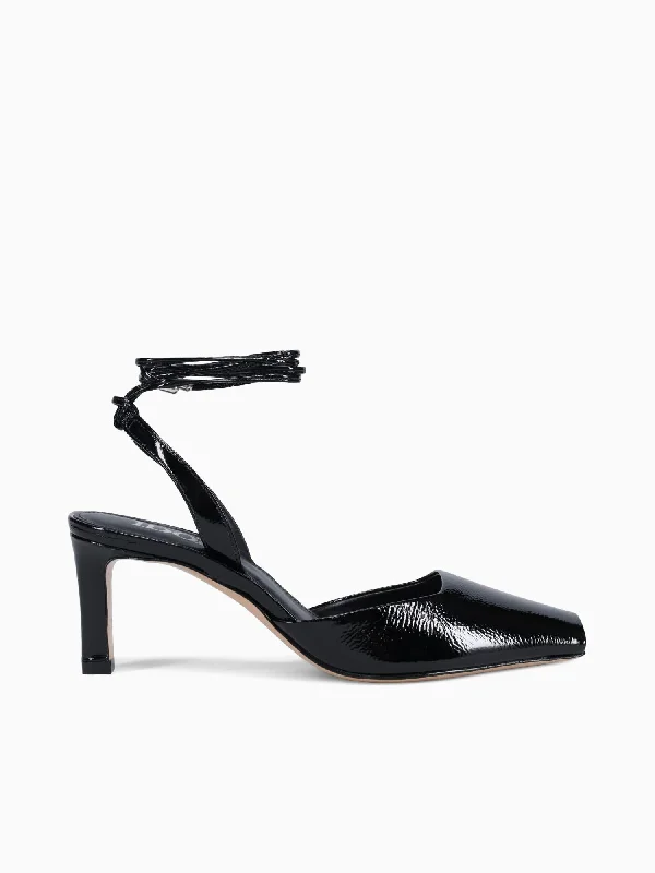 Stiletto Heel Pumps with Perfect Fit--Amelia Black Vz Show-Fashionable & Classic