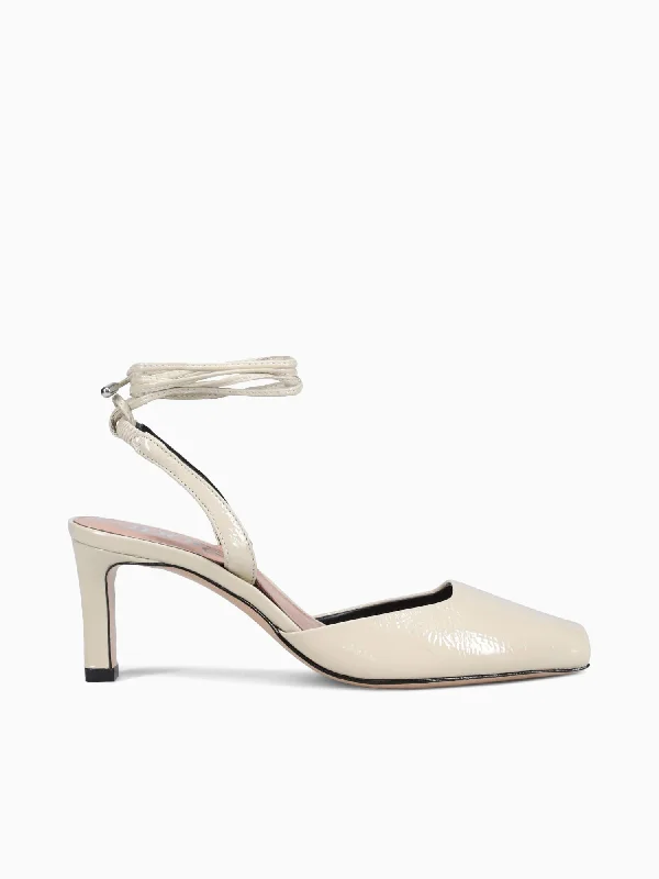 Stiletto Heel Pumps with Perfect Fit--Amelia Off White Vz Show-Fashionable & Classic