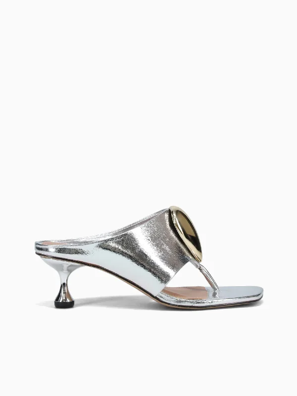 Stiletto Heel Pumps with Perfect Fit--Anna Silver Gold vz show-Fashionable & Classic