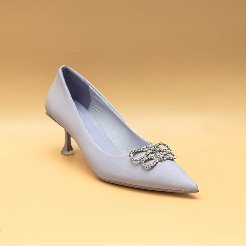 Infinity Bow Pumps - Light Purple---Charming Bow Pumps for a Cute and Stylish Look