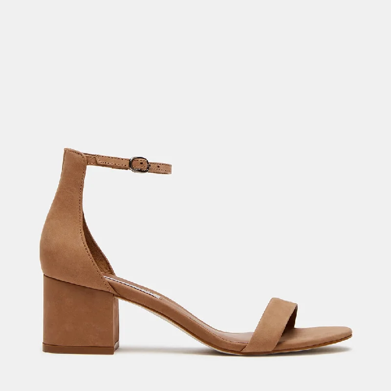 Versatile Heeled Sandals for Any Occasion---IRENE TAN NUBUCK