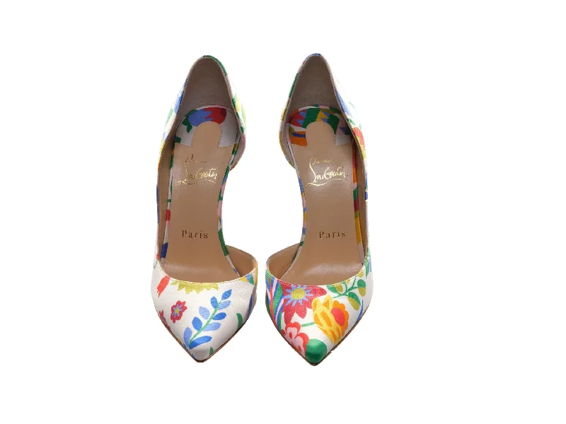 Iriza 100 Floral Crepe Satin High Heel PumpsAffordable Satin Heels with a Luxe Touch